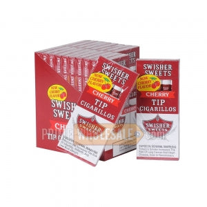 Swisher Sweets Cherry Tip Cigarillos 20 Packs of 5