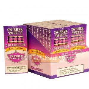 Swisher Sweets Grape Cigarillos 20 Packs of 5
