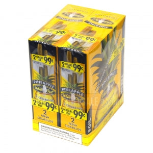 White Owl Cigarillos 99 Cent Pre Priced 30 Packs of 2 Cigars Pineapple