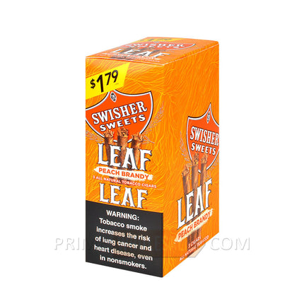 Swisher Sweets Leaf Peach Brandy Cigars Pre-Priced 10 Packs of 3