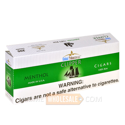 Clipper Menthol Filtered Cigars 10 Packs of 20