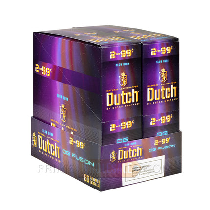Dutch Masters OG Fusion Cigarillos 99c Pre Priced 30 Packs of 2