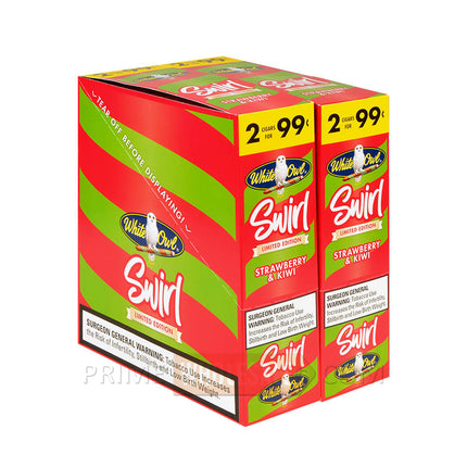 White Owl Swirl Strawberry/Kiwi Cigarillos 99c Pre-Priced 30 Packs of 2