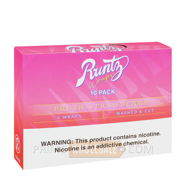 Runtz Fresh Strawbery Wraps 10 Pack of 6