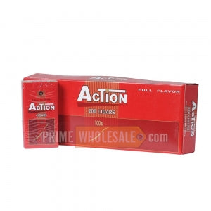 Action Full Flavor Filtered Cigars 10 Packs of 20