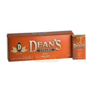Deans Rum Filtered Cigars 10 Packs of 20