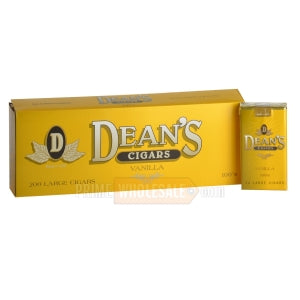Deans Vanilla Filtered Cigars 10 Packs of 20