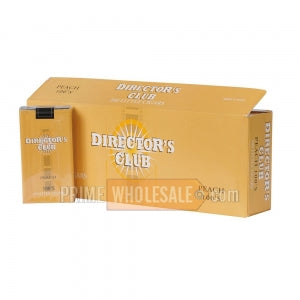Director's Club Peach Filtered Cigars 10 Packs of 20