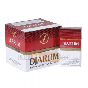 Djarum Special Filtered Cigars 10 Packs of 12