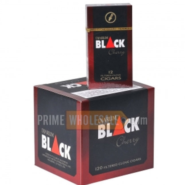 Djarum Black Cherry Filtered Cigars 10 Packs of 12