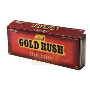 Gold Rush Original Red Filtered Cigars 10 Packs of 20