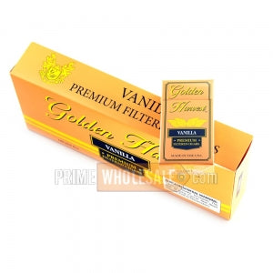 Golden Harvest Vanilla Filtered Cigars 10 Packs of 20
