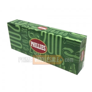 Phillies Menthol Filtered Cigars 10 Packs of 20