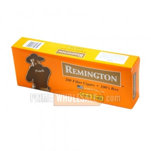 Remington Peach Filtered Cigars 10 Packs of 20