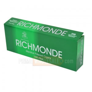 Richmond Menthol Filtered Cigars 10 Packs of 20