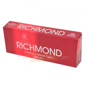 Richmond Strawberry Filtered Cigars 10 Packs of 20