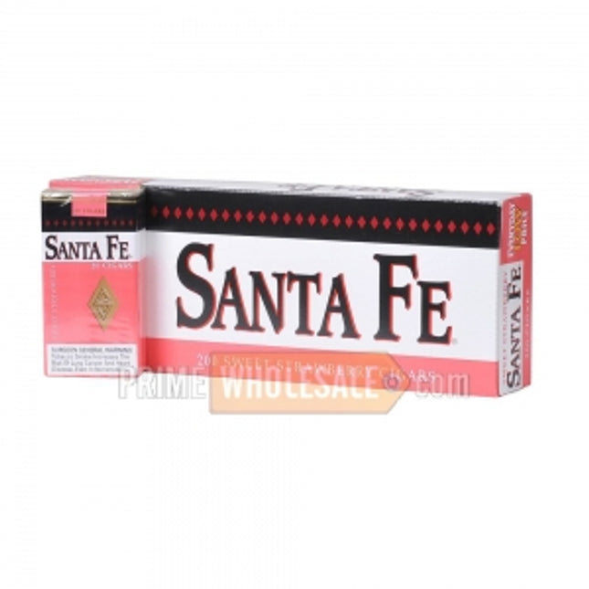 Santa Fe Filtered Cigars 10 Packs of 20 Strawberry
