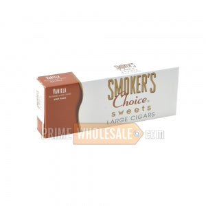Smoker's Choice Vanilla Filtered Cigars 10 Packs of 20