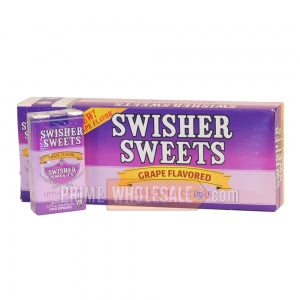 Swisher Sweets Grape Little Cigars 100mm 10 Packs of 20