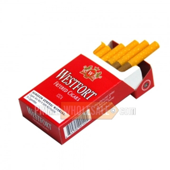 Westfort Full Flavor Filtered Cigars 10 Packs of 20