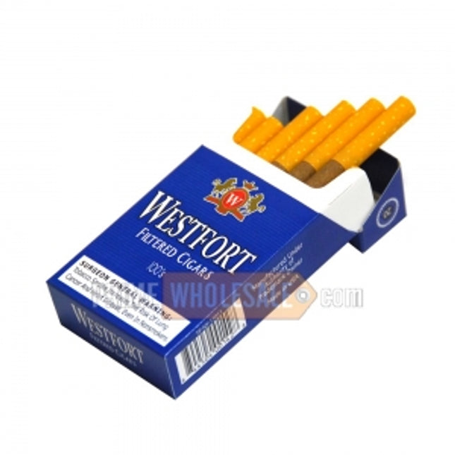 Westfort Light Filtered Cigars 10 Packs of 20