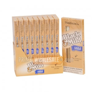 Middleton's Black & Mild Select (Mild) Cigars 10 Packs of 5