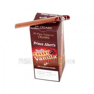 cherry vanilla tobacco Prince Albert Soft Cherry Vanilla Cigars Box of 25 cherry vanilla tobacco Prince Albert Soft Cherry Vanilla Cigars Box of 25