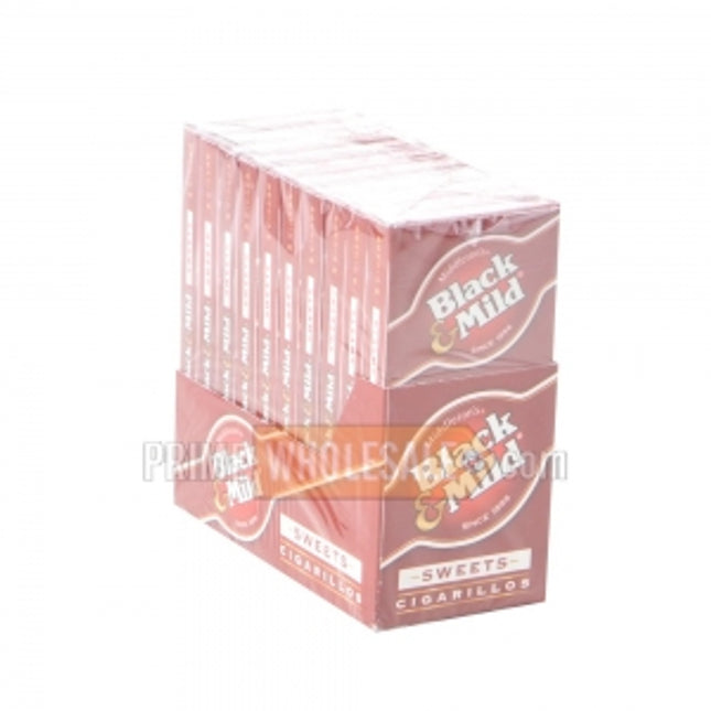 Middleton's Black & Mild Sweets Cigarillos 10 Packs of 5