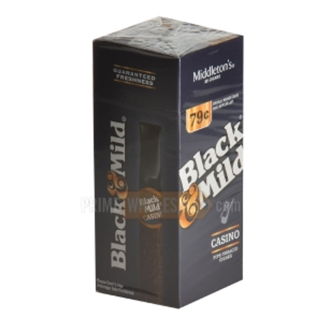 Middleton's Black & Mild Casino 79 Cents Per Cigar Pre-Priced Promotion Box of 25