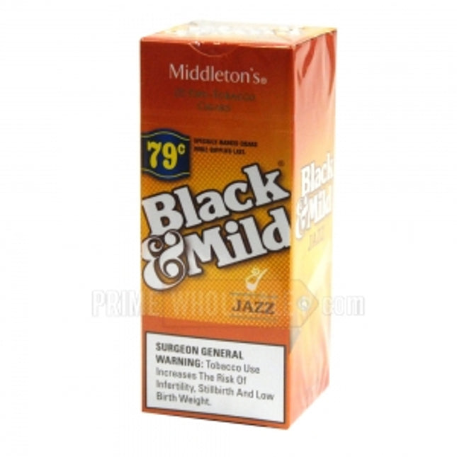 Middleton's Black & Mild Jazz 79 Cents Per Cigar Pre-Priced Promotion Box of 25