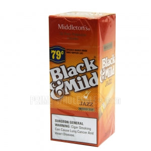 Middleton's Black & Mild Wood Tip Jazz 79 Cents Per Cigar Pre-Priced Promotion Box of 25