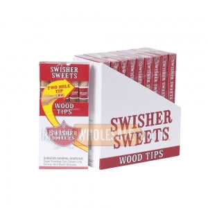 Swisher Sweets Regular Wood Tip Cigarillos 10 Packs of 5
