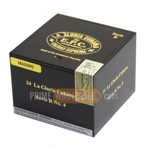 La Gloria Cubana Serie R No. 4 Maduro Cigars Box of 24