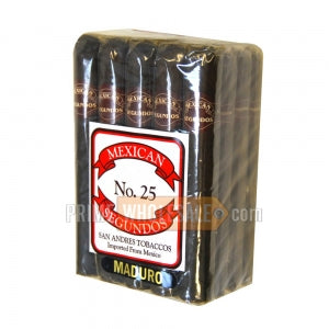 Mexican Segundos No. 25 Maduro Cigars Pack of 20