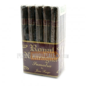 Royal Nicaraguan Sumatra Natural Churchill Cigars Pack of 20