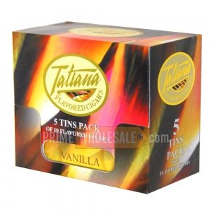 Tatiana Miniatures Vanilla Cigars 5 Packs of 10