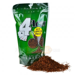 4 Aces Pipe Tobacco Menthol Mint (Green) 16 oz. Pack