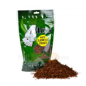 4 Aces Pipe Tobacco | Menthol Mint (Green) | 6 oz. Pack