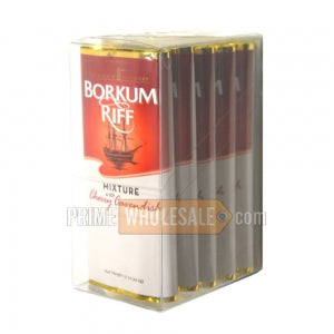 Borkum Riff Cherry Cavendish Pipe Tobacco 5 Pockets of 1.5 oz.