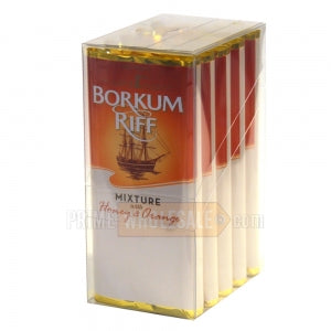 Borkum Riff Honey & Orange Pipe Tobacco 5 Pockets of 1.5 oz.
