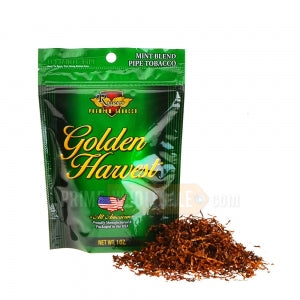 Golden Harvest Mint Blend Pipe Tobacco 1 oz. Pack