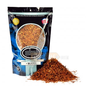 OHM Blue Pipe Tobacco Pack 8 Oz. Pack