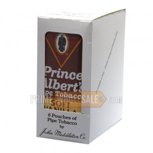 Prince Albert Soft Vanilla Pipe Tobacco 6 Packs of 1.5 oz.
