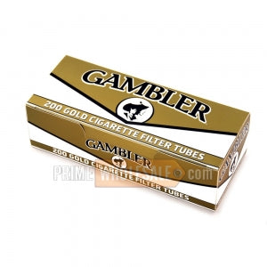 Gambler Filter Tubes King Size Gold (Light) 5 Cartons of 200