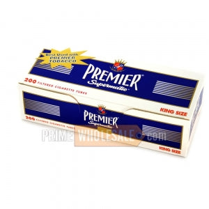 Premier Filter Tubes King Size Full Flavor 5 Cartons of 200